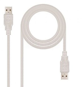 Cabo Nanocable USB-A 2.0 Macho a USB-A Macho 3m
