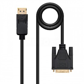 Conversor de Cabo Nanocable DisplayPort Macho a DVI Macho 2m...