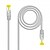 Cabo de Rede Nanocable RJ45 LSZH Cat.6a SFTP AWG26 0,50m - Cinzento - imagem 1