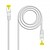 Cabo de Rede Nanocable RJ45 LSZH Cat.6a SFTP AWG26 0,50m - Cor Branco - imagem 1