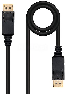 Cabo Nanocable DisplayPort - DP/M-DP/M - 0,5m - Cor Preto