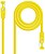 Cabo Nanocable Latiguillo LSZH Cat.6A SFTP AWG26 25cm - Cor Amarela - imagem 1