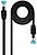 Cabo Nanocable Preto Cat.7 LSZH SFTP PIMF AWG26 25cm - imagem 1