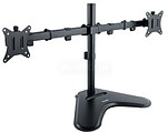 Suporte de Mesa Tooq com Braços Articulados para 2 Monitores de 17”-32” - Giratório e Inclinável - Peso Máximo 9kg por Braço - VESA 100x100mm