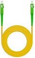 Cabo Fibra Óptica Nanocable SC/APC-SC/APC Monomodo LSZH 3m - Cor Amarelo