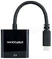 Conversor NanoCable USB-C para HDMI 4K - 15cm - Preto