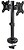 Suporte de Mesa para 2 Ecrãs Tooq, Giratório e Inclinável, Preto (17-32”) DB1132TN-B - imagem 1
