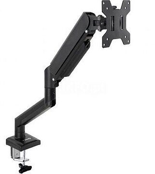 Suporte de Mesa Tooq com Braço Articulado para Monitor de 13”-34” - Giratório e Inclinável - Gestão de Cabos - Peso Máximo 10kg - VESA 100x100mm - Cor Preta