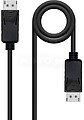 Nanocable Cabo Displayport 1.4 CCS DP/M-DP/M - Comprimento 1m - Cor Preto 10.15.2801
