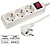 Extensao Eletrica C/ 3 Sadas Interruptor 3M : 3 Sadas - 16A 3680W 3M : branco : TE3CB3(E) - imagem 1