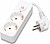 Ficha Elétrica Adaptadora 2x Schuko C/ Interruptor B20103B07 - imagem 1