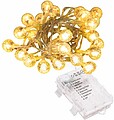 Luzes de Natal Bolha 100 LED RGBY 3xAA 10m IP44 B10303K4N