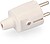 Clavija PVC 10/16 a 250 V T/TL IP 44 4,8 mm. Branca Envasada Edm E42001 - imagem 1
