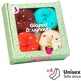 G-68564 : 68564 Caixa de presente de meias modelo donut 4 pa...