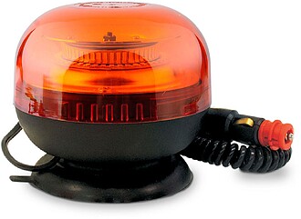 G-90637 : 90637 ROTATIVO LED LARANJA BM201WL MAGNÉTICO. BOX...