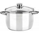 Panela de Pressão Monix Optima 26CM 8L Aço Inoxidável 18 10 Interior Mate Exterior Brilhante M453126
