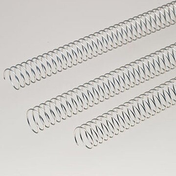 1713571 : Argolas Espiral Metalicas Passo 5: 1 48mm Cx 25 Prata