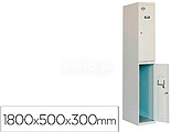 Cacifo metalico simonlocker 2 portas com fechadura respiro e caixilho para etiquetas cinza/cinza 1800x500x300 mm Cacifo metalico simonlocker 2 portas com fechadura respiro e caixilho para etiquetas cinza/cinza 1800x500x300 mm 90233W1230
