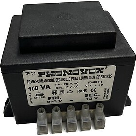 G-31738 : 31738 TRANSFORMADOR POOL 100VA 230/12V 50-60Hz. IP...