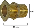 Racort Saída Tanque C/R 1”