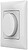 Controlo Remoto Tipo Regulador de Superfície, Branco, para Ref 30159, 86 x 86 x 23 mm G-30160 - imagem 1
