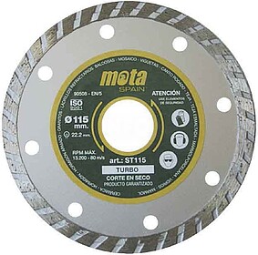 Disco Diamante Turbinado 115mm CLP18 ST115-P