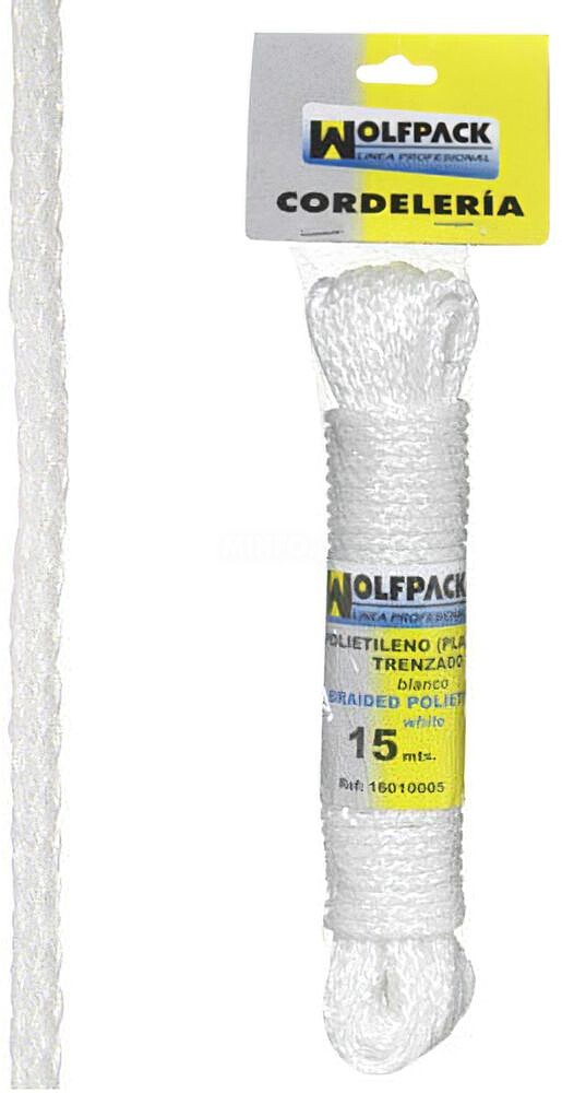 TREINZ DE CORDA. Plástico branco (mt Mad.15)