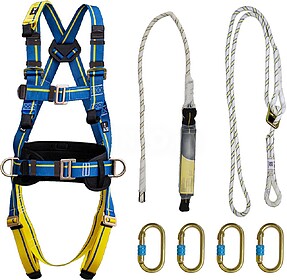 Arnês quedas Kit segurança n. º 2 (7 peças) EN361