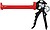 Profissional de Wolfpack arma do silicone. Vermelho/preto - imagem 1