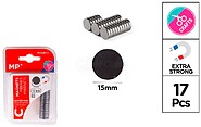 Ímanes de Fixação Ø15 mm, 17 uds, Blister 64469