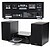 Micro Cadena Aiwa MSBTU-550BK 50W Rms CD Rádio Aux USB Cor Preto - imagem 1