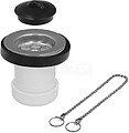 Válvula Lavatório/ Bidé Com Tampa e Corrente 1 1/2” Saída Ø 40 Mm Válvula Lavatório/ Bidé Com Tampa e Corrente 1 1/2” Saída Ø 40 Mm