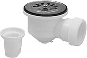 Válvula Plato Duche 1 1/2” Saída Ø 40Mm Sifónica Válvula Plato Duche 1 1/2” Saída Ø 40Mm Sifónica
