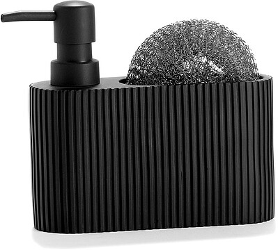 DISPENSADOR POL EST Preto 16,5x5,5x15cm CC71087 ANDREA HOUSE