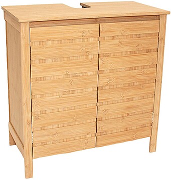 59331 ARMÁRIO DE LAVATÓRIO, BAMBU, 60 x 30 x 62 cm