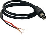 CON-DCM : Cabo vermelho/Preto paralelo SAFIRE - 400 mm de comprimento - Terminais positivo/negativo - Conector macho standard - Terminais para parafuso - Permite alimentação directa