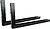 LOCKBOX-BR : : Suporte de parede - Para LOCKBOX-4U - 2 unidades - Fixação ajustável - Material metálico - Cor preto - imagem 1