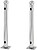 Suporte de barreira modelo T - 2 unidades - Aço inoxidável - Compatível com detectores de 3/4 feixes - Compatível com as barreiras ABE e ABH - 50cm ALF-50T - imagem 1