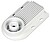 Adaptador para suporte de mastro - Para câmara posicionadora - Alumínio - Apto para uso no exterior - Cor branco - Compatível com o modelo PFA150 PFB732P - imagem 1