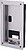 X-Security - Caixa de registo para XS-V3221E-IP - Um módulo - 223mm (Al) x 121mm (Lg) x 33mm (Pf) - Fabricado com liga de alumínio - Conexão versátil com buracos para conexão VTM116 - imagem 1