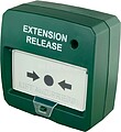 Botão de Alarme de Incêndio Rearmável c/ LED (Verde) DMT-D9000-MCP-G
