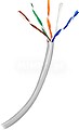 Safire Cabo UTP de categoria 5E - Condutor CCA - Diâmetro 24 AWG-0,52mm - Atende com 90m Fluke test - Invólucro exterior em PVC - Fornecido em caixa de 100m/ Cor cinzenta SF-UTP5E-100-24AWG-G