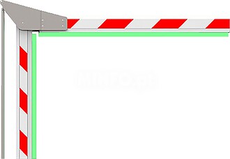 PB-BOOM707-FOLDING-3M-LED : : Braço da barreira de estacion...