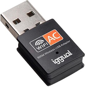 IGG320471 : iggual Adaptador USB Wifi 600 Mbps dual 2.4G/5G