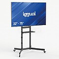 iggual SRTV75 Soporte TV suelo ruedas 32”-75” 70kg IGG320877