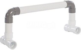CERCA DE PVC REFORÇADO - Branco 20X60 cm