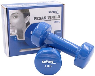 JOGO PESOS VINIL SOFTEE - Azul 0,5 kg