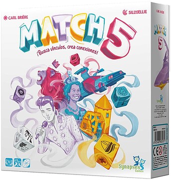 MAT01ES Jogo de mesa match 5 pegi 10