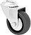 Rueda Mobiliario Emily, Sin Freno, Goma Gris, Agujero Pasante Ø8 mm, Ø50 mm G-87165 - imagem 1
