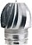 Wolfpack Chapéu Extractor Galvanizado para Salamandra, Chimenea, Extracción de Humos, Para tubo Ø 200 mm - imagem 1